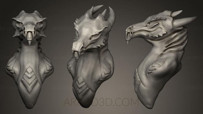 Busts of heroes and monsters (BUSTH_0117) 3D model for CNC machine